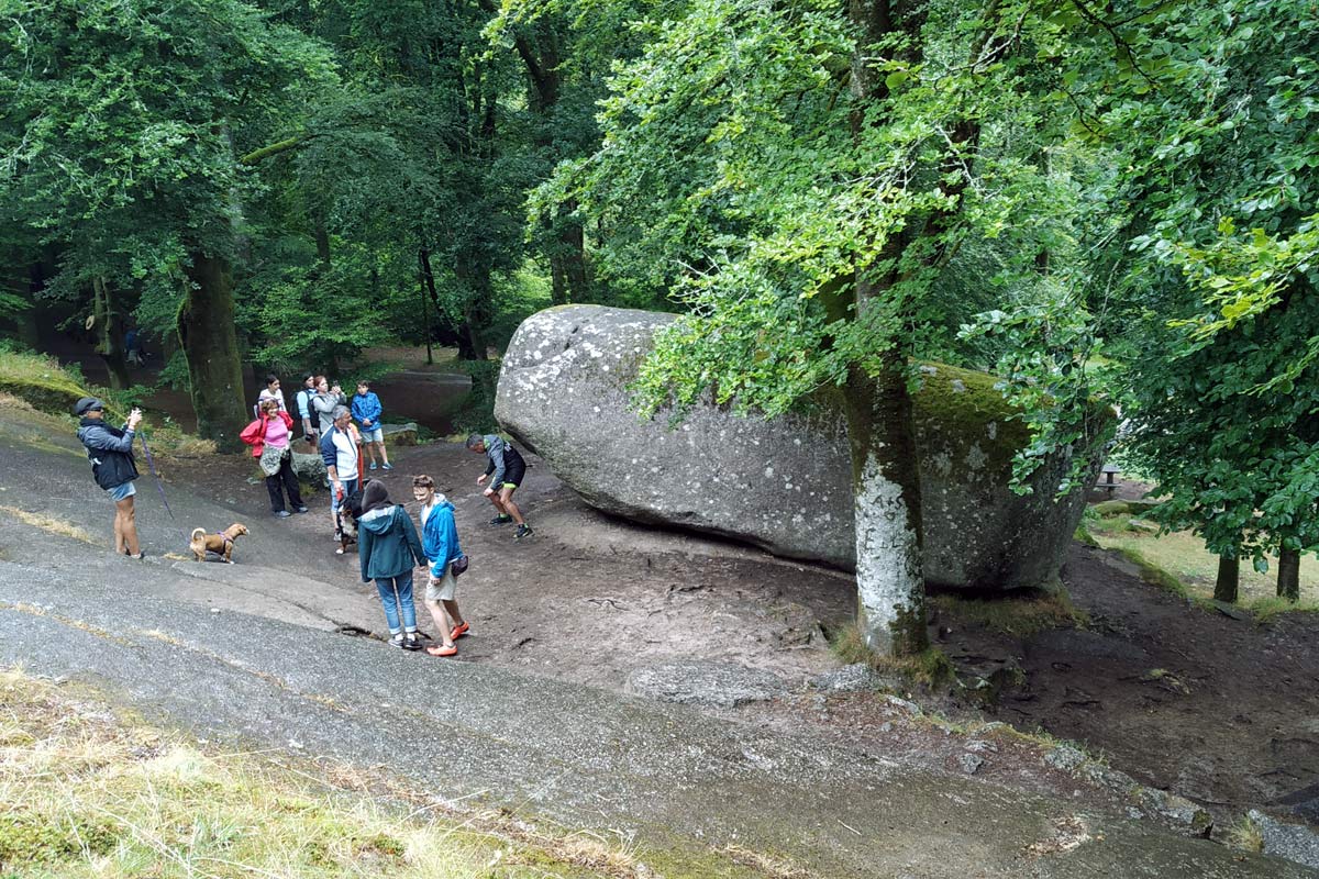 De Roche Tremblante in Huegoat in Bretagne