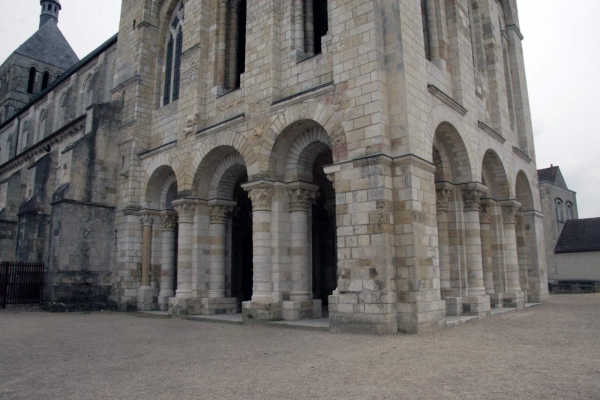 De toren van de abdijkerk van Saint-Benoît-sur-Loire