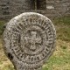 Een graf van een tempelier in La-Couvertoirade in het zuiden van Frankrijk