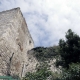 Een oude muur van een kasteel in Lauzerte een plus beaux village de France langs de Lot