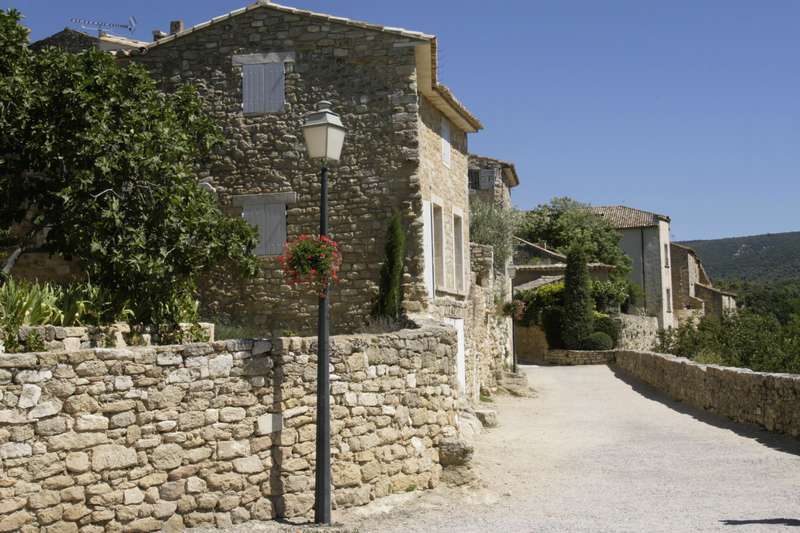 Huis in het dorp Menerbes in de Provence Frankrijk