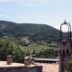Uitzicht vanaf kasteel in Montburn les Bains in de Drome Frankrijk
