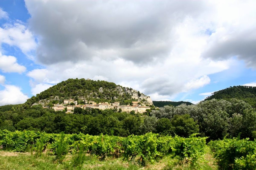 Het dorp Séguret in de Vaucluse, Provence Frankrijk