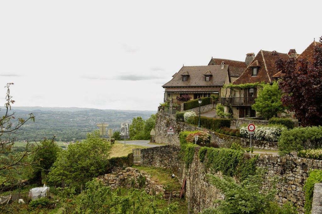 Panorama vanaf Loubressac, Quercy, Lot, Dordogne