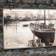 Oude foto van de haven van Barfleur
