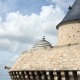 Toren op de Mont Saint Michel in Frankrijk
