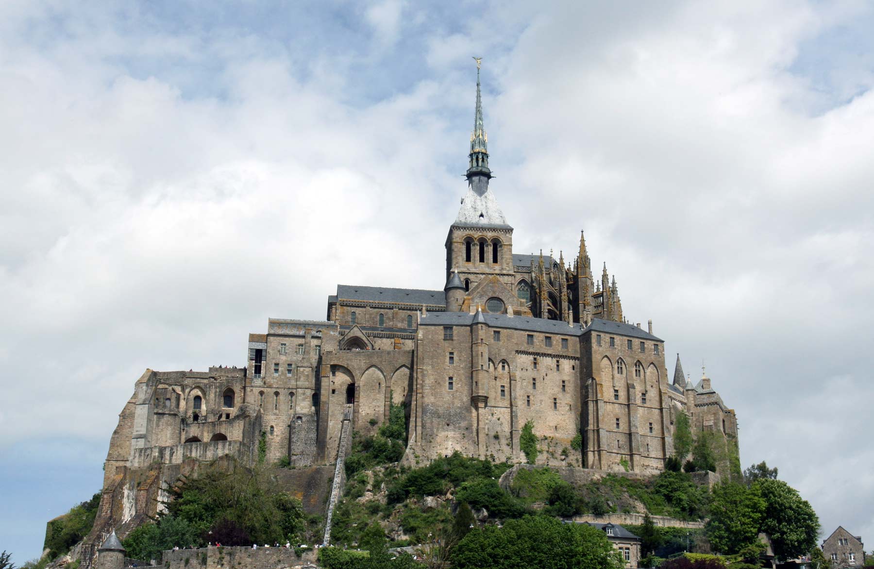 De Mont Saint Michel in Normandie Frankrijk