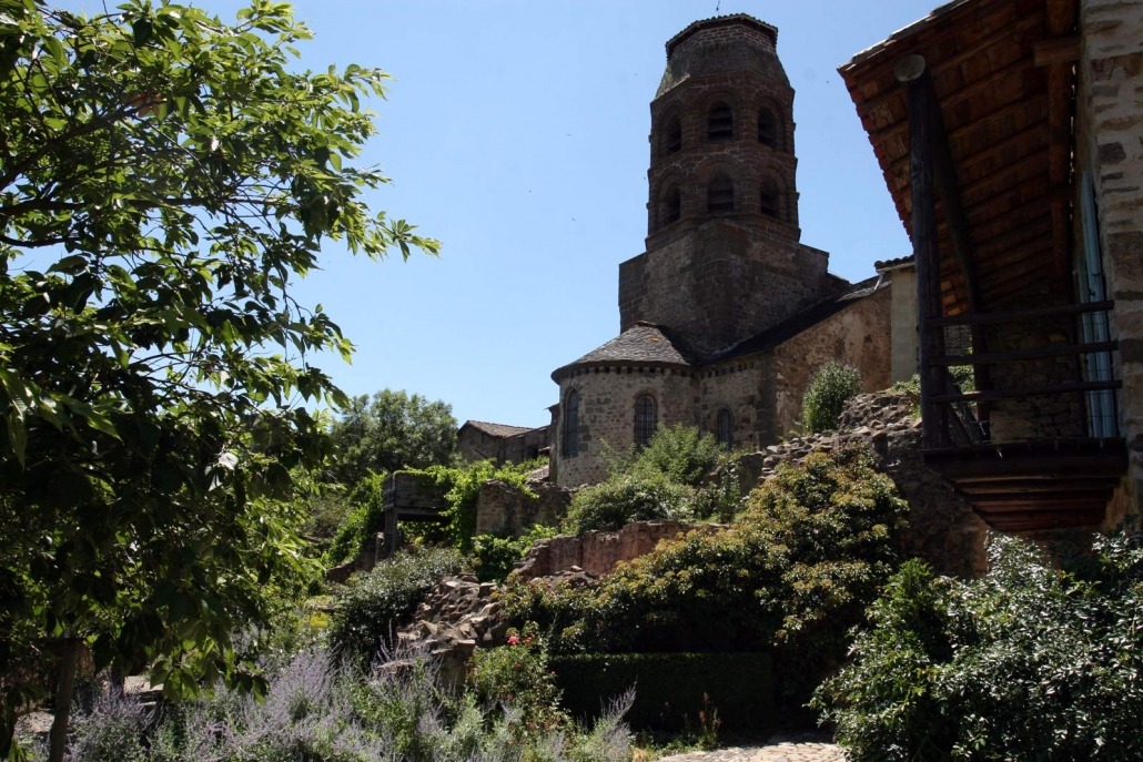 Het dorpje Lavaudieu in de Auvergne in het midden van Frankrijk