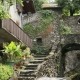 Straatje met trap in Conflans bij Alberville in de Franse Alpen