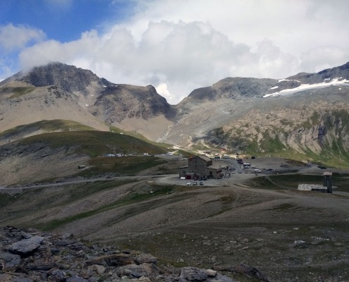 De Col de d'Iseran in de Franse Alpen