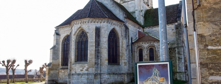 Kerk Auvers-sur-Oise dorp Frankrijk val dus oise vincent van gogh schilderij