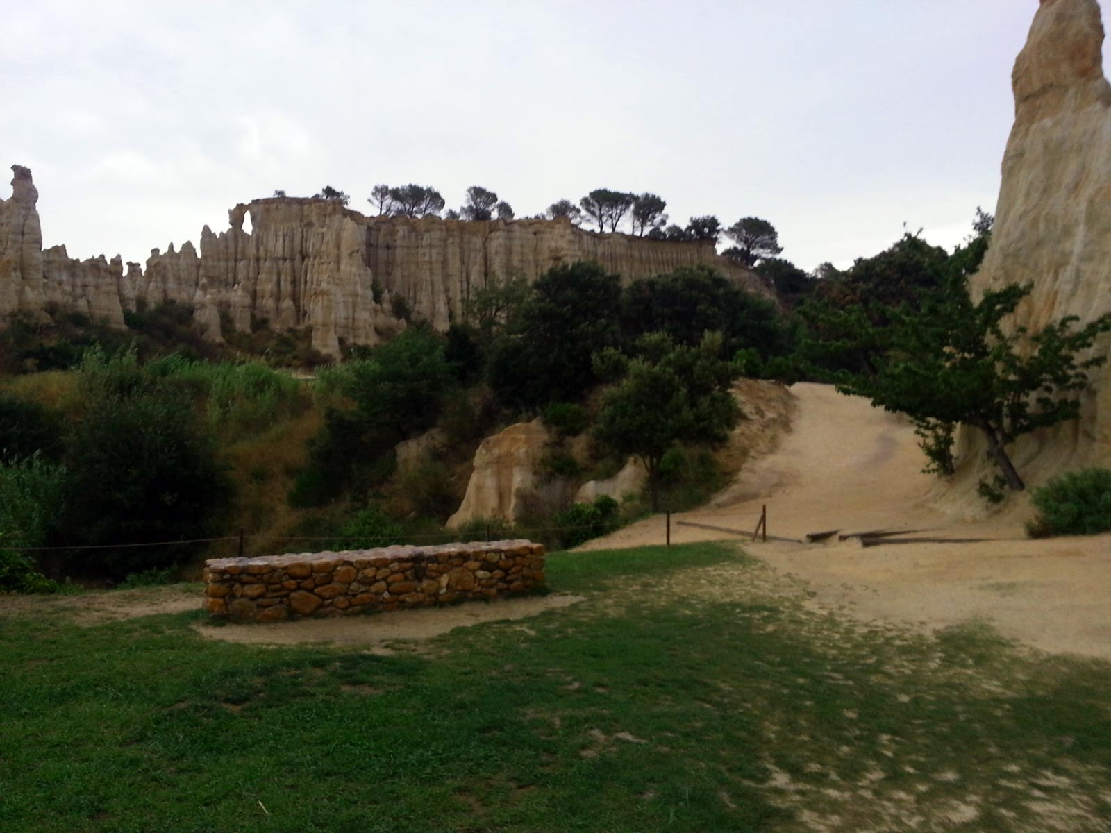 Orgues de l'Ille sur Tet rotsen Languedoc-Roussillon Frankrijk