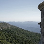 Mont Aigoual cevennen berg col top weerstation uitzicht zuiden frankrijk