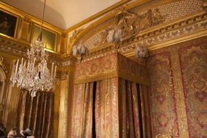Slaapkamer van Lodewijk XIV in het kasteel van Versailles