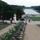 Uitzicht op de fontein van apollo in het park van Versailles