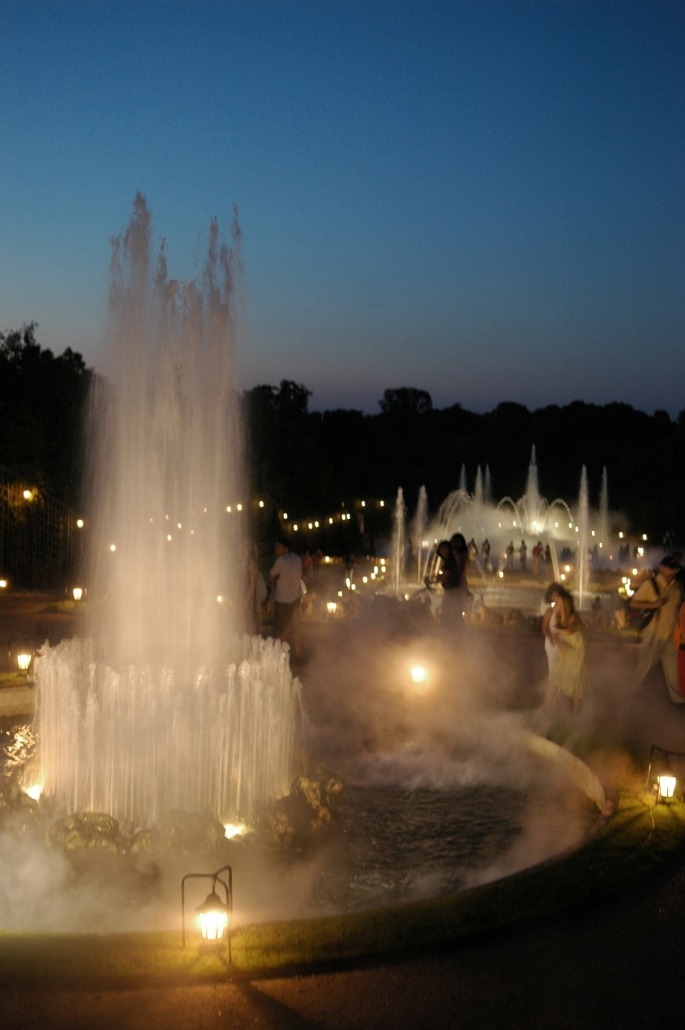 Het watertheater is één van de lusthoven in tuin van het paleis van Versailles