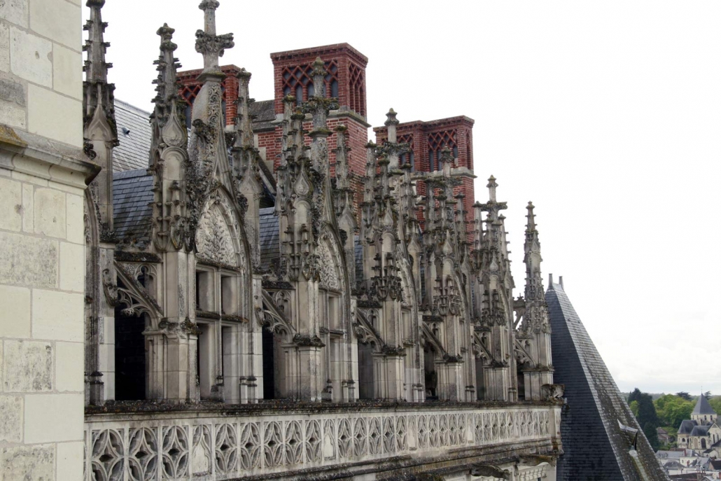 De dagkapellen van de gotische vleugel