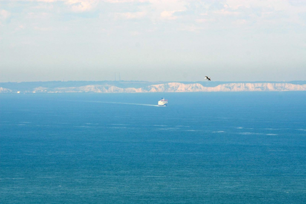 Dover gezien vanaf Cap Blanc Nez