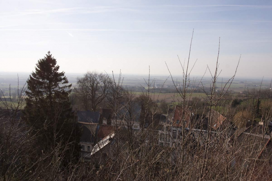 Uitzicht vanaf de Kasselberg in Cassel