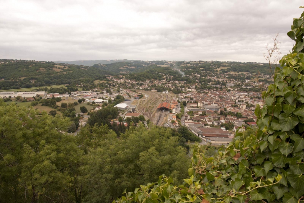 Uitzicht over Capdenac