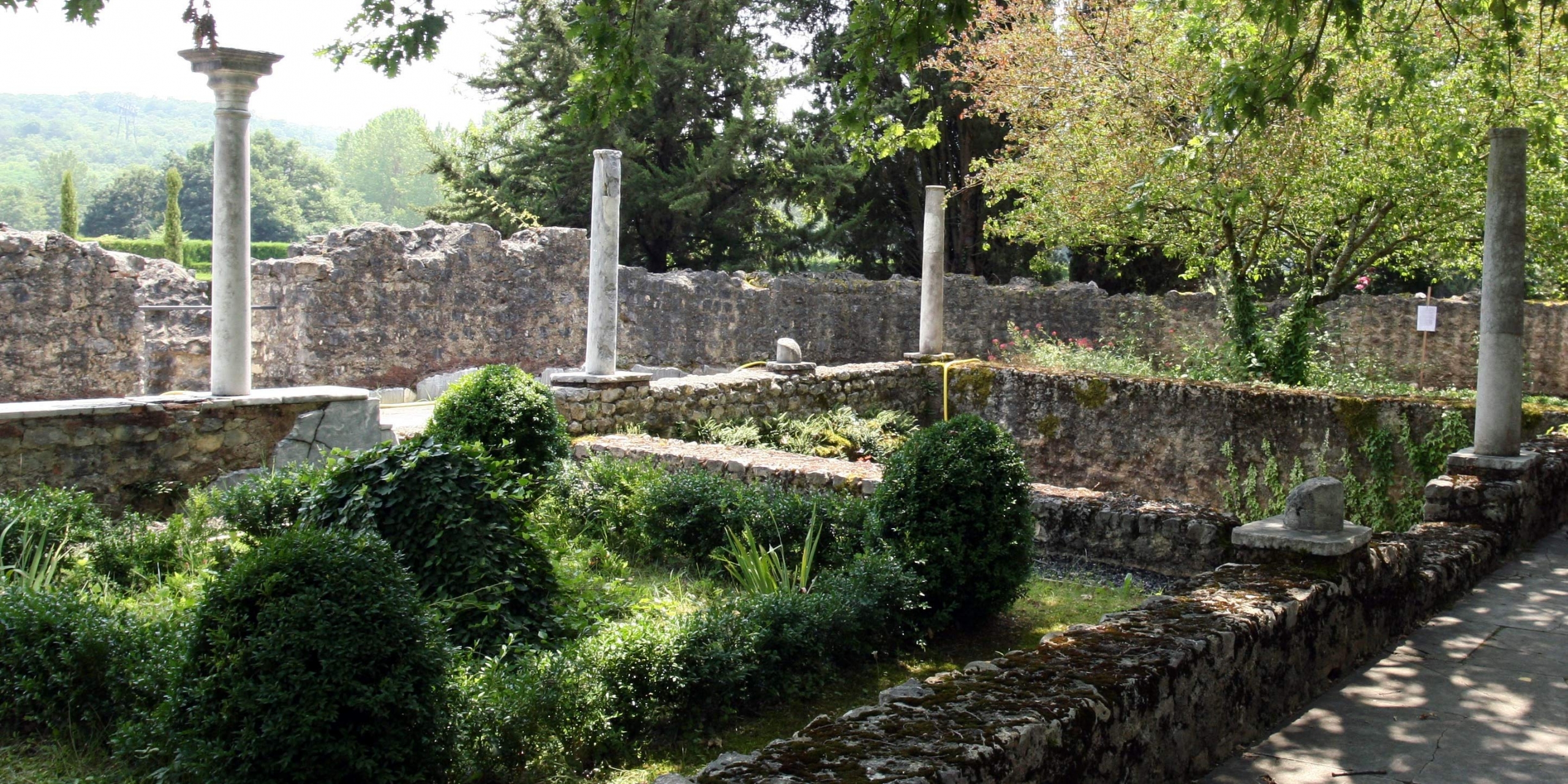 Gallo-Romeinse villa rustica in Montmaurin in Zuid-Frankrijk