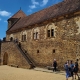 Het woongedeelte van het kasteel van Guédelon.