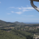 Panorama vanuit Le Castellet vlakbij de Côte d'Azur