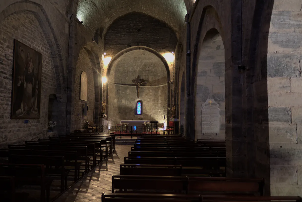 Het kerkje van Le Castellet in Frankrijk